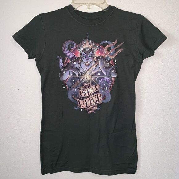 Teefury Disney Little Mermaid Ursula T Shirt Sz Sm - Picture 2 of 4